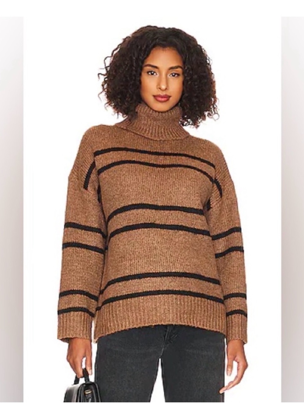Line & Dot Turtleneck Sweater (size S)